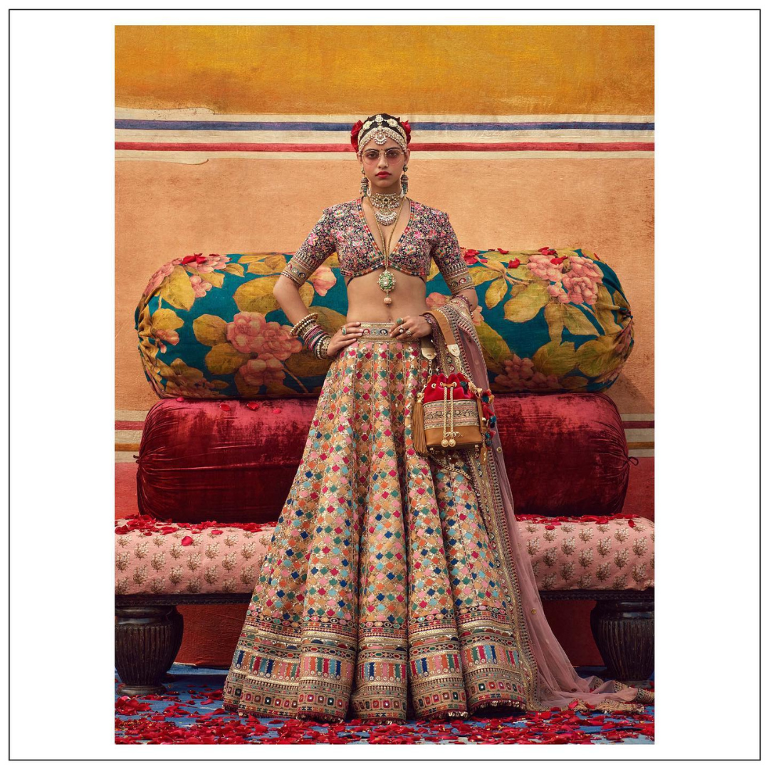Sabyasachi Designer Lehenga Choli with high quality embroidery work Wedding lehenga  choli part… | Party wear lehenga, Designer lehenga choli, Indian wedding  outfits